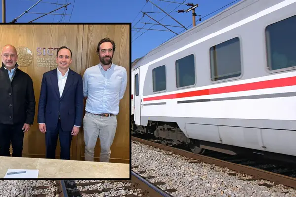Manolo Jiménez detalla avances del tren Saltillo-Monterrey