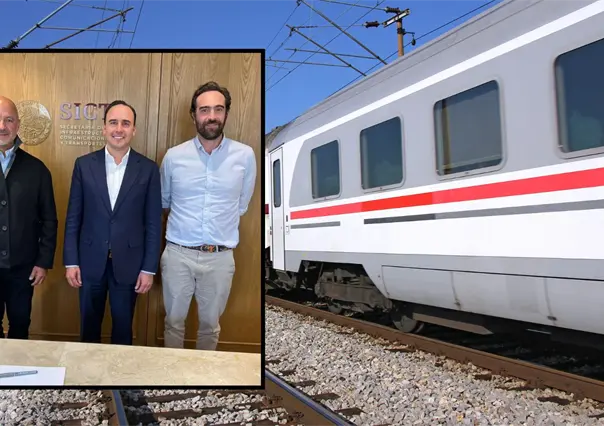 Manolo Jiménez detalla avances del tren Saltillo-Monterrey
