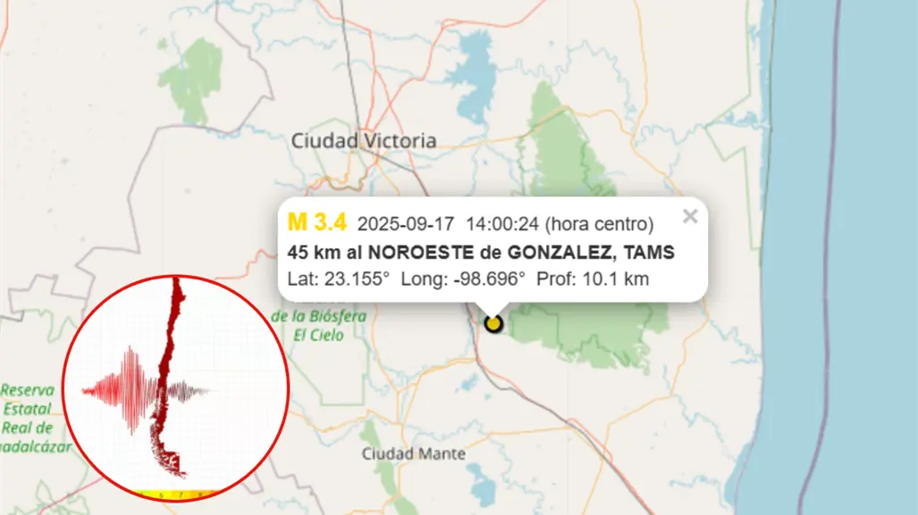 Vuelve a temblar en Tamaulipas, van 18 sismos registrados en el 2025