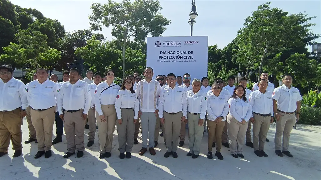 Conmemoran en Mérida el Día Nacional de Protección Civil