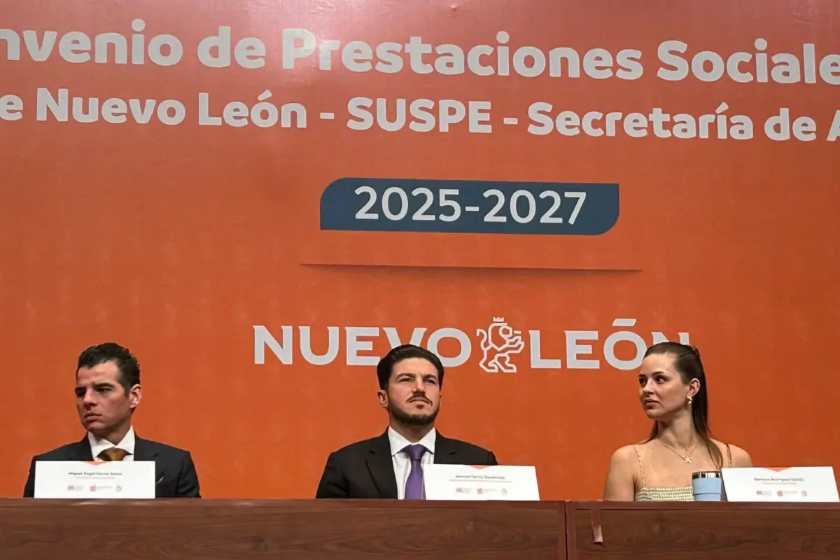 Samuel García anunció 24 actualizaciones de gran beneficio para las y los trabajadores del Estado/Foto: Rosy Sandoval