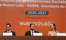 Samuel García firma convenio con SUSPE: cirugías, becas y seguro de vida mejorado