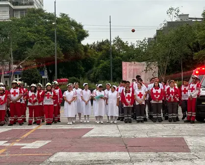 Simulacro Nacional 2025: así recordó la Cruz Roja a víctimas de 1985 y 2017