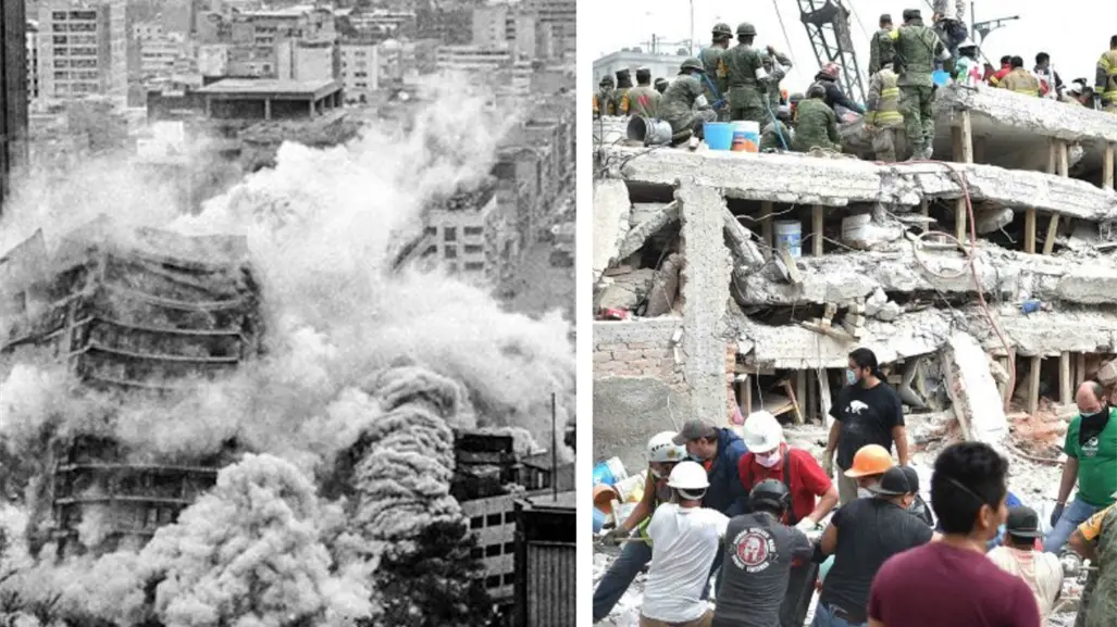FOTOS | Así se vivieron los sismos del 19S en CDMX: recuerdos del 1985 y 2017 que aún duelen