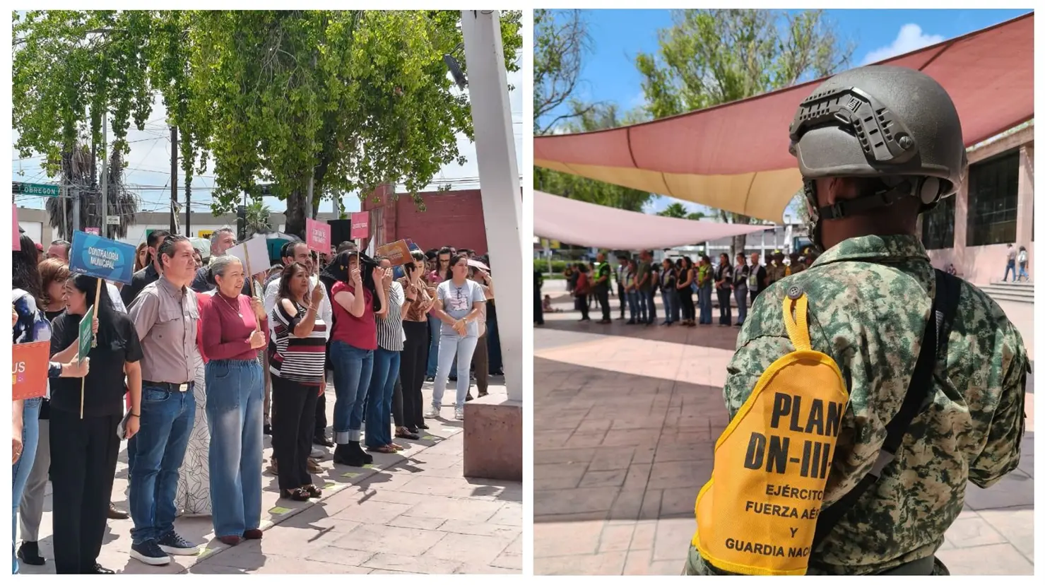 Se realizaron los simulacros en distintas dependencias de Saltillo. (Fotografías: Marco Juárez)