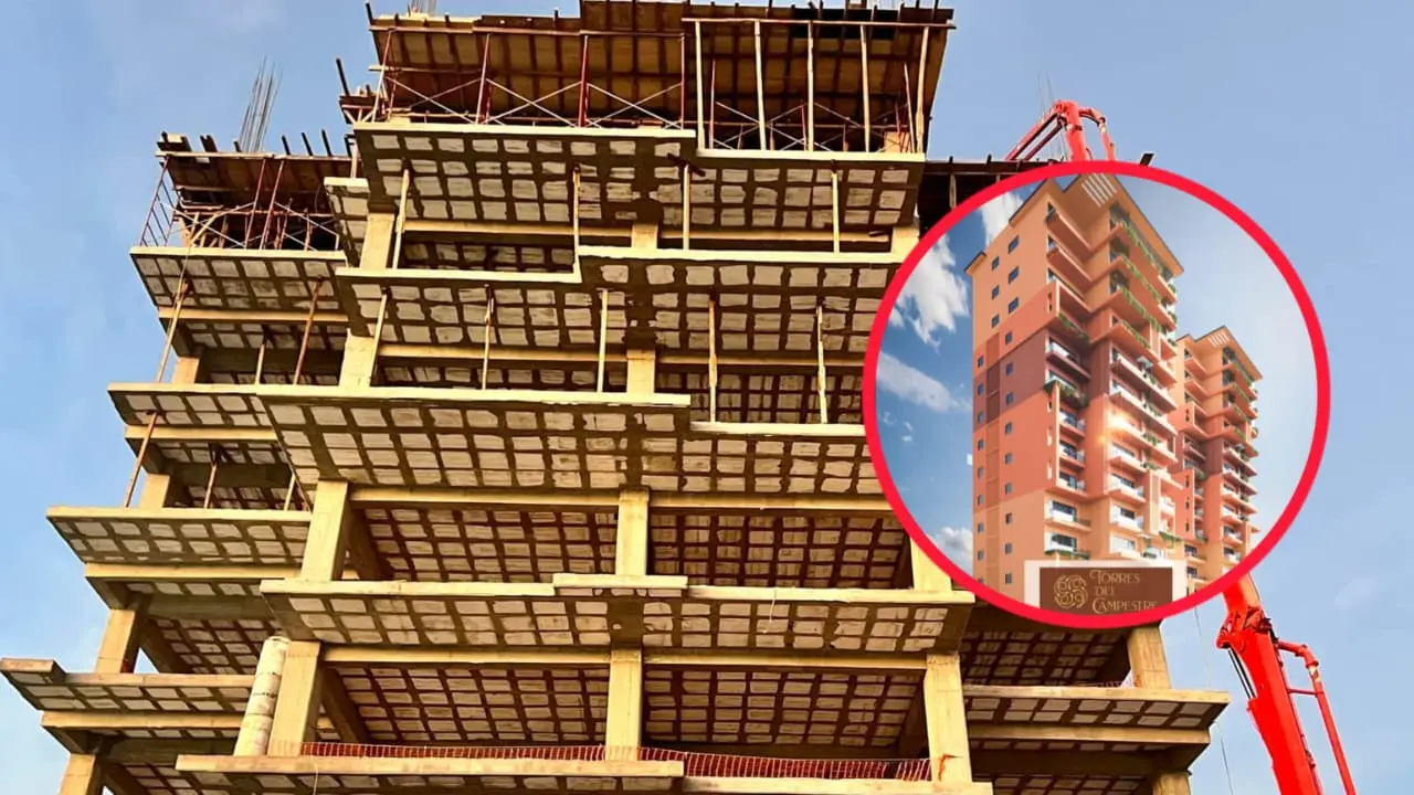 Foto: Facebook/ Torre del Campestre | Conoce cuál es el tamaño de los departamentos que vende en las torres gemelas de Durango.