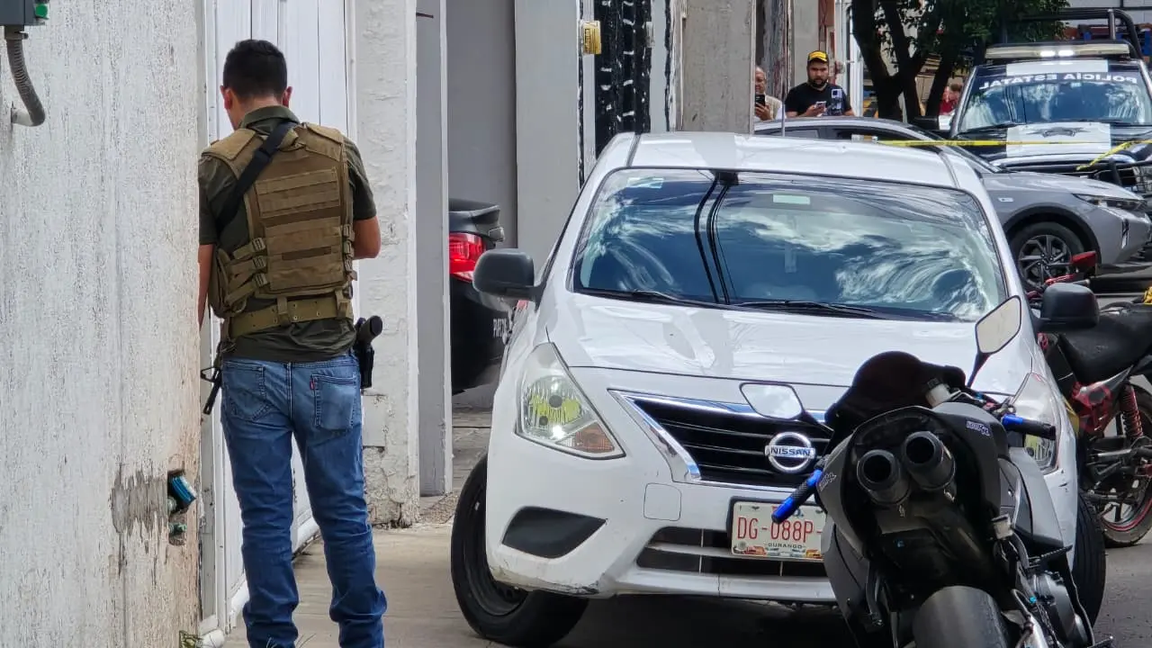 Hay personas detenidas tras el doble homicidio del 15 de septiembre en Durango. Foto: Luis Lozano