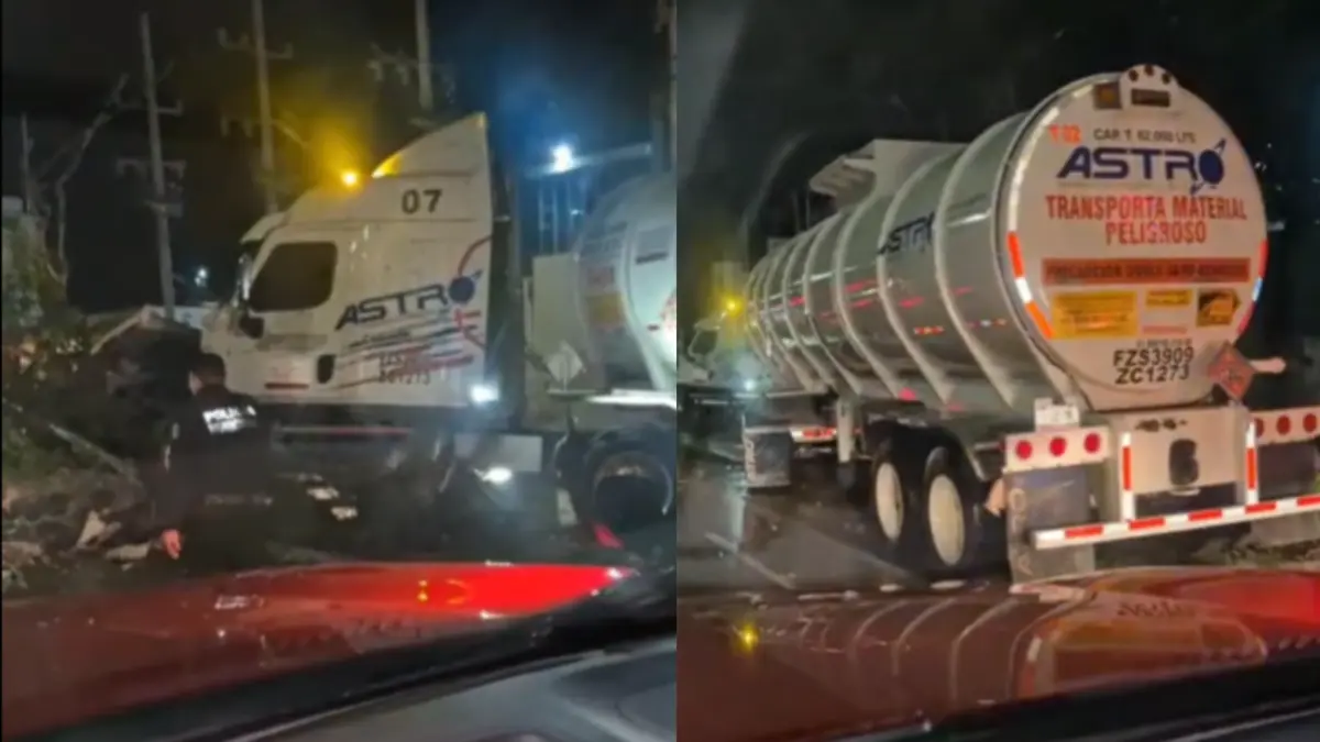 Este viernes 19 de septiembre estuvo marcado por varios incidentes de tránsito Foto: Redes Sociales