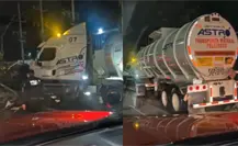 Accidente en la Mérida–Umán: tráiler pierde el control, se sale del camino y causa destrozos