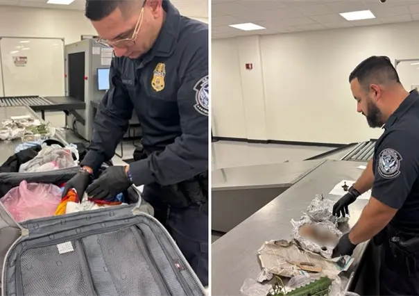 Encuentran restos humanos en equipaje de pasajero en aeropuerto de Florida