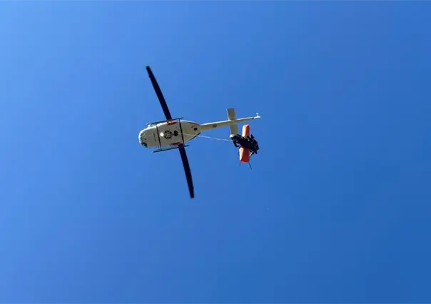 Operativo aéreo de Protección Civil permite rescatar cuerpo en Galeana