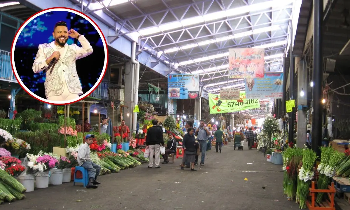 Mercado de Jamaica, cantante de salsa Danny Daniel.  Foto: Wikipedia | IG (@dannydanielg) | Canva
