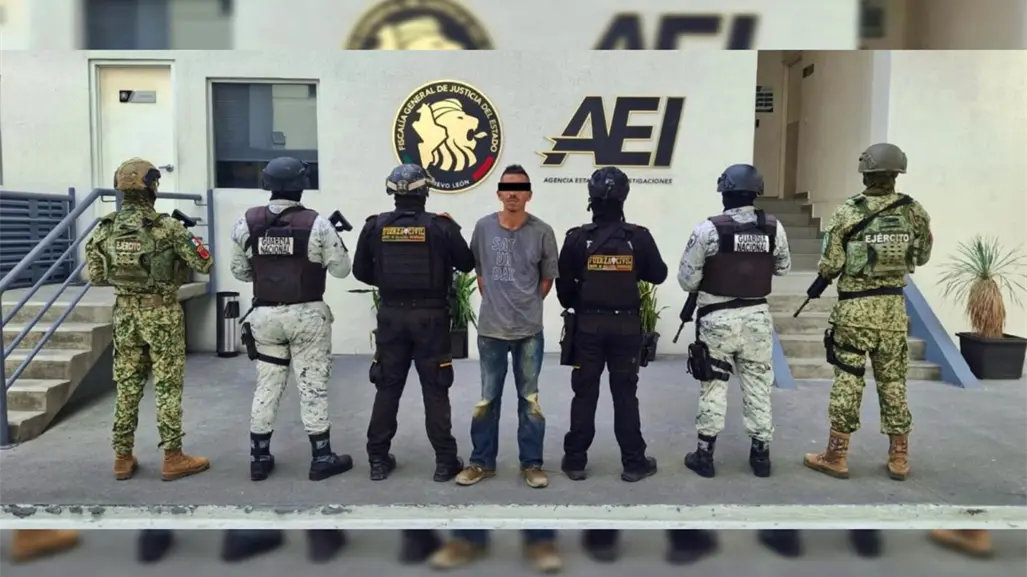 Detienen a hombre armado tras enfrentamiento en Cadereyta