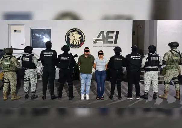 Pareja considerada generadora de violencia cae en operativo en Escobedo