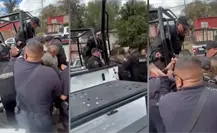VIDEO | Policías en Edomex protagonizan enfrentamiento por pirotecnia no autorizada