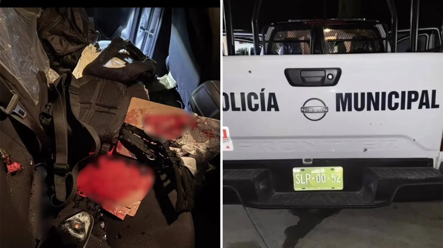 Ataque armado en comandancia de Ciudad del Maíz deja un policía muerto y otro herido. Foto: X (@TgiOx066)