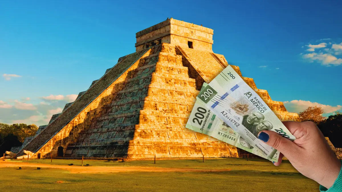 El descenso de Kukulcán ocurrirá el 22 de septiembre a las 12:19 horas. Foto: INAH/Canva
