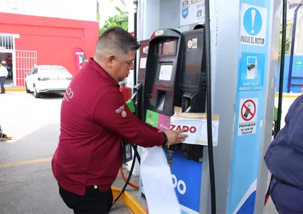 Profeco clausura 4 gasolineras en Tabasco durante operativo por estas razones