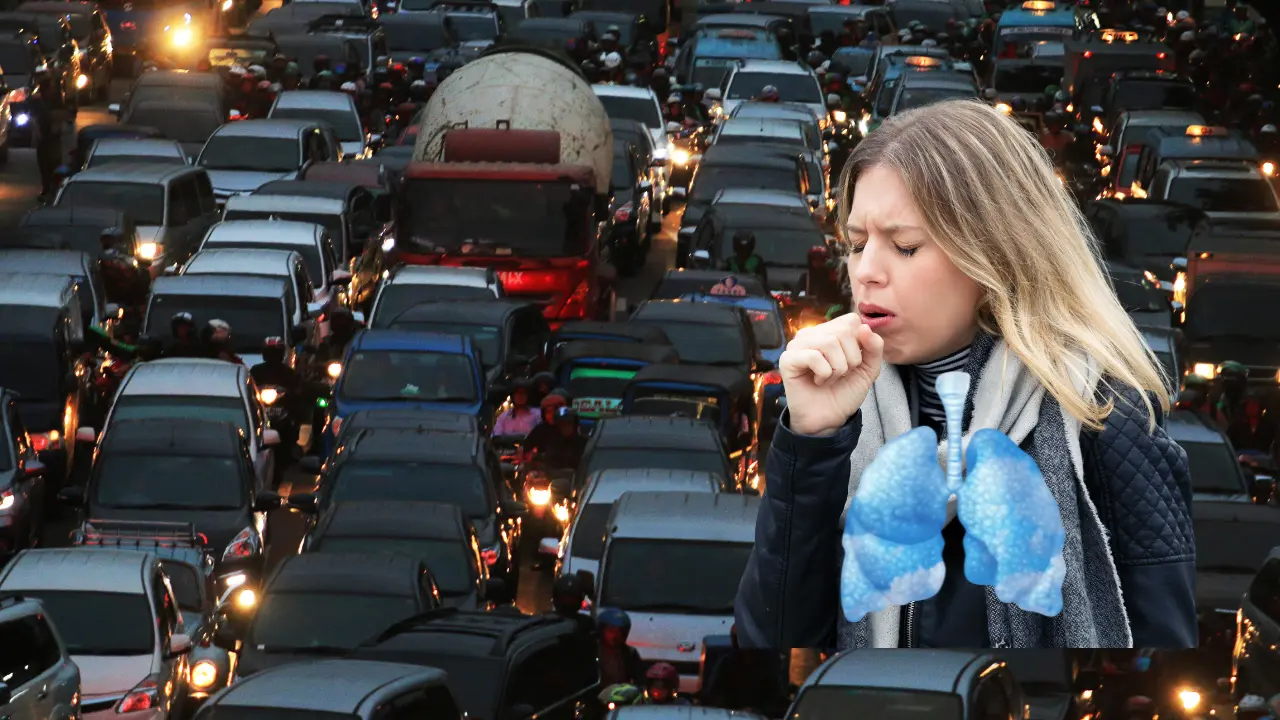 El aire contaminado afecta la salud de los pulmones. Foto: Canva