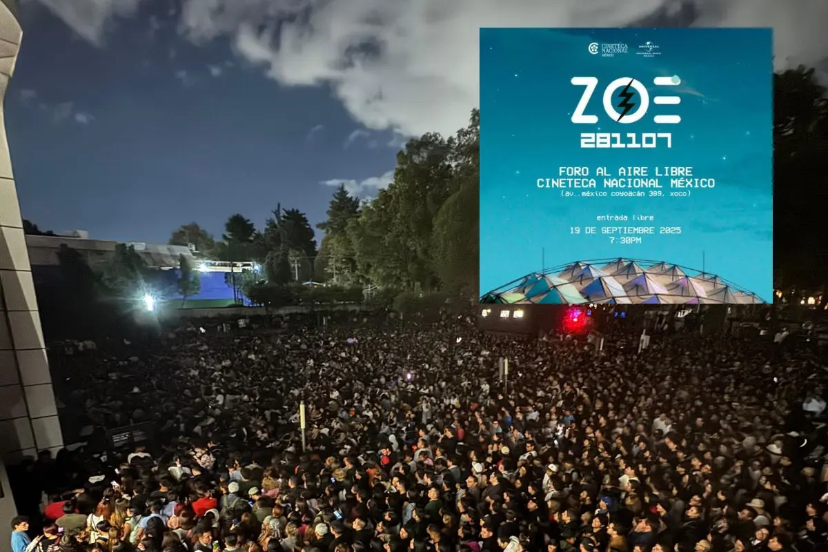 A las instalaciones de la Cineteca Nacional llegaron más de 3 mil fanáticos de la banda liderada por León Larregui (FOTOS: Cortesía Zoé e IG)