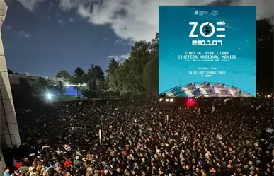 Zoé rompe récord de asistencia en la Cineteca Nacional