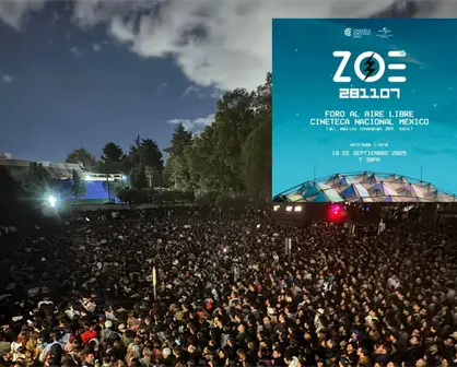 Zoé rompe récord de asistencia en la Cineteca Nacional