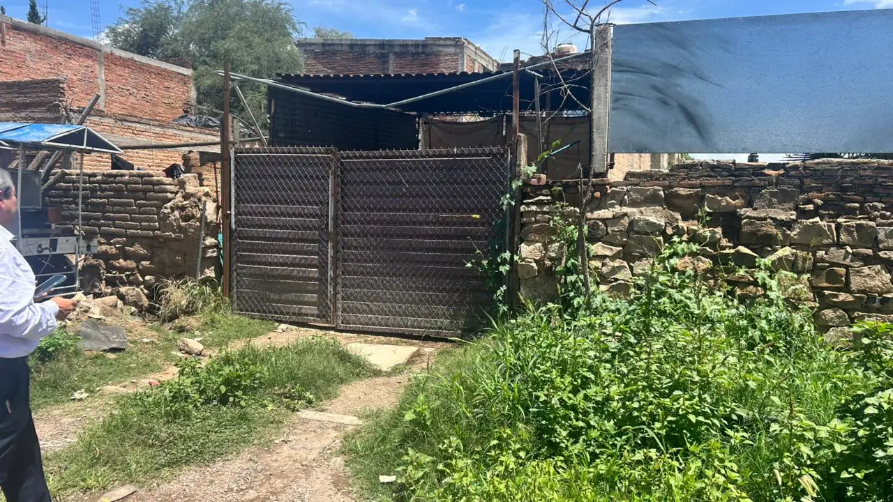 Foto: Alejandro Ávila | En un predio ubicado en el fraccionamiento Colinas del Saltito se descubrió un rastro clandestino.