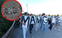 Protestan ambientalistas para conservar mangle en Laguna del Carpintero