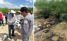 Autoridades realizan inspección en derrame de desechos en Las Pocitas