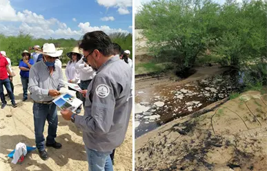 Autoridades realizan inspección en derrame de desechos en Las Pocitas