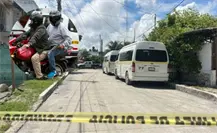Ataque a balazos en base de taxistas del sindicato Luis Donaldo Colosio en Cancún