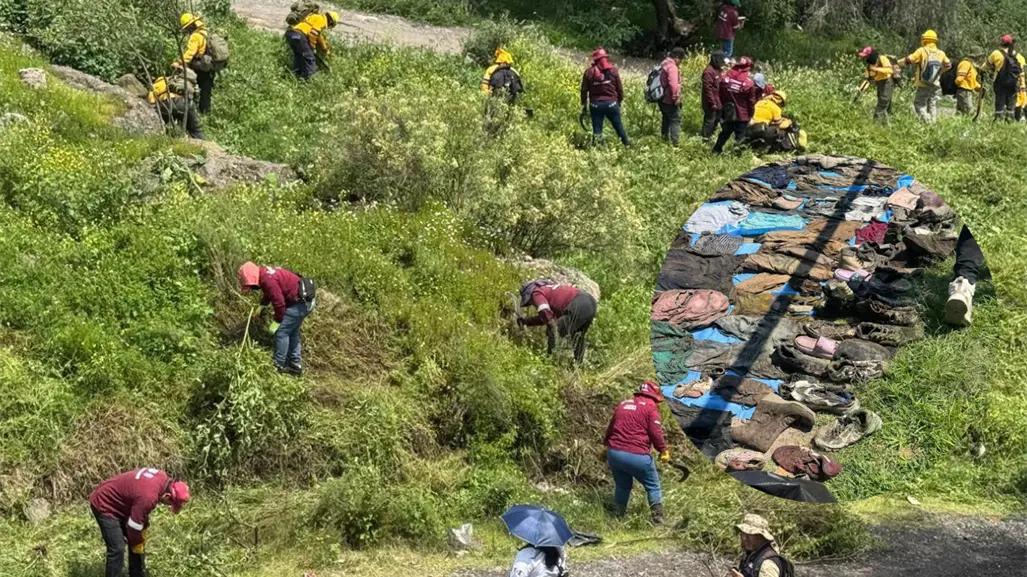 Durante jornadas de rastreo localizan hallazgos importantes en Sierra de Guadalupe en Edomex