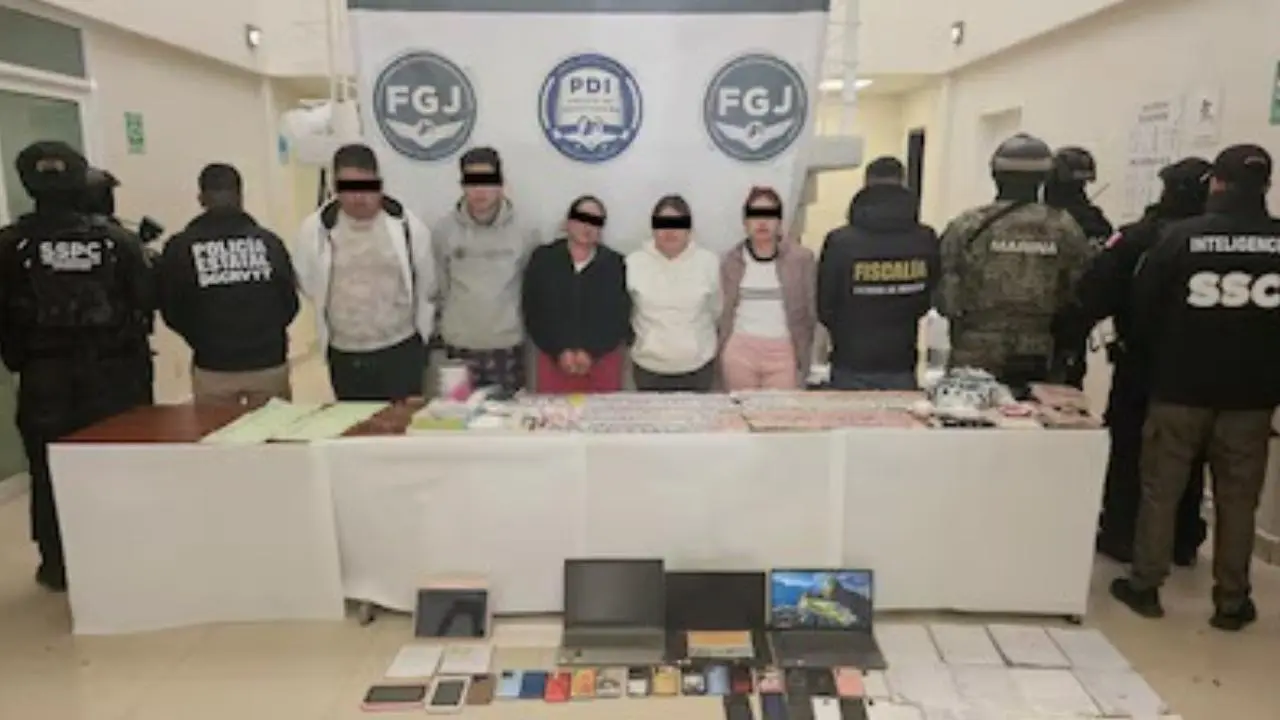 Caen en Edomex cabecillas y aliados de “Los Bonitos” durante operativo contra extorsión. Foto: infobae