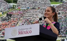 Claudia Sheinbaum ofrece reparar puentes caídos por lluvias en Chiapas