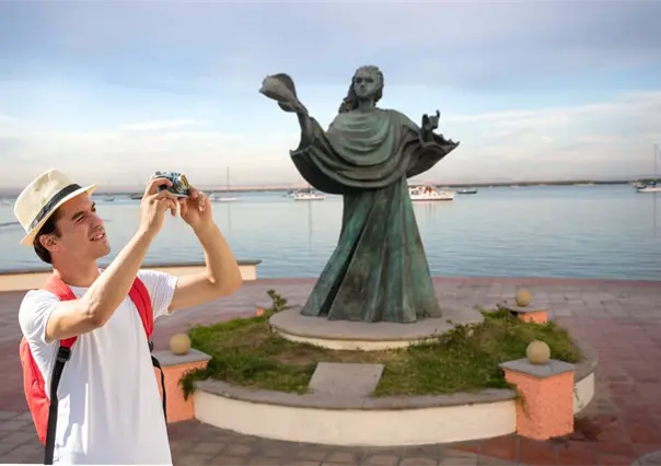 Conoce el guardián de bronce que emergió del océano y ahora vigila el malecón de La Paz
