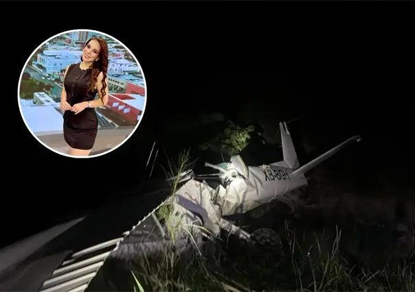 Protección Civil recupera restos de avioneta en García, donde murió la conductora Débora Estrella