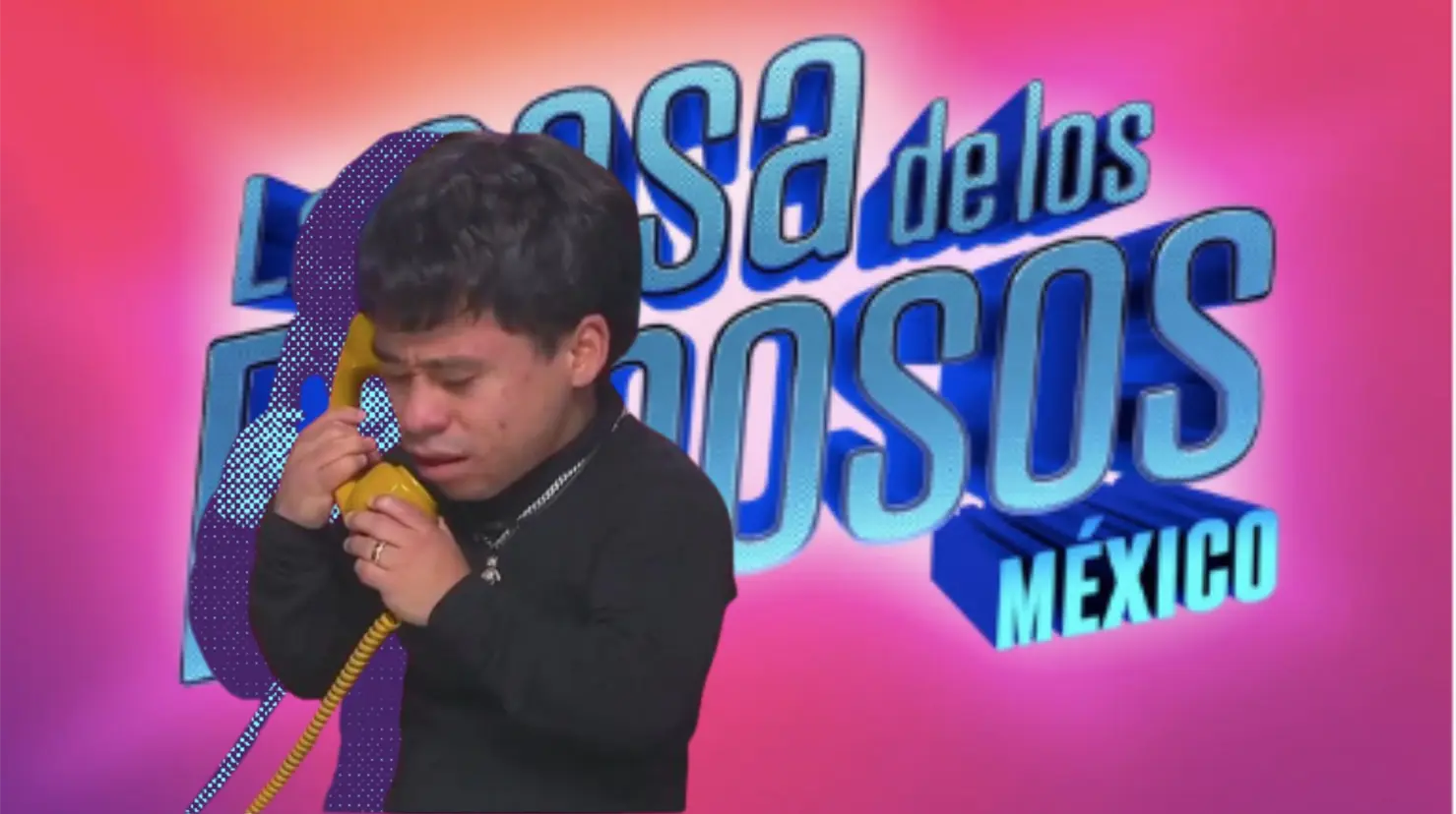 Fue notoria la molestia de Abelito al saber que no estaba hablando por el teléfono con su papá al haber hallado la famosa moneda del destino. Foto. Captura ViX/Canva.