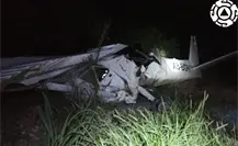 VIDEO | Captan desplome de la avioneta en la que viajaba Debora Estrella en Nuevo León