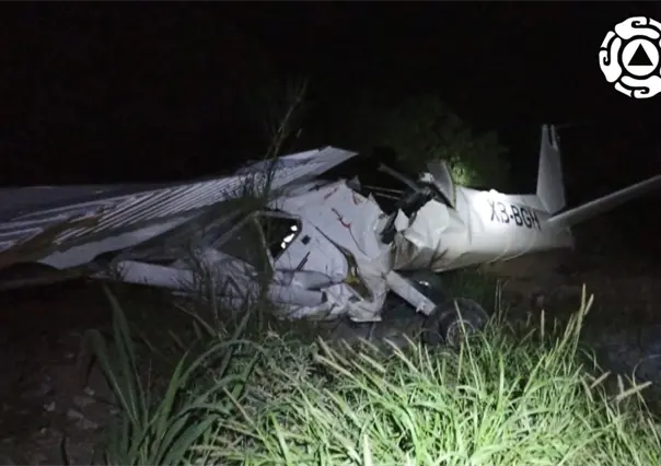 VIDEO | Captan desplome de la avioneta en la que viajaba Débora Estrella en Nuevo León