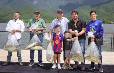 David de la Peña fortalece la pesca deportiva en Santiago con liberación de Lobina Negra