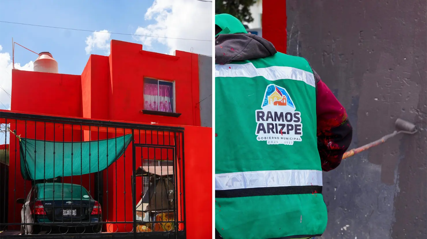 “Enchúlame la casa” en Ramos Arizpe: Más de mil familias han renovado su hogar. Foto: Gobierno de Ramos Arizpe.