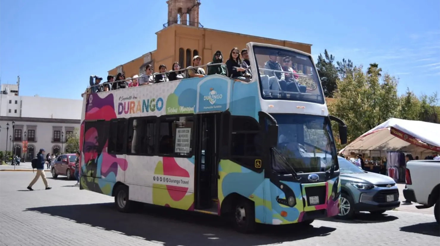 Foto:  Facebook/ ICED |Este es el costo por pasear en un tranvía de Durango en 2025.