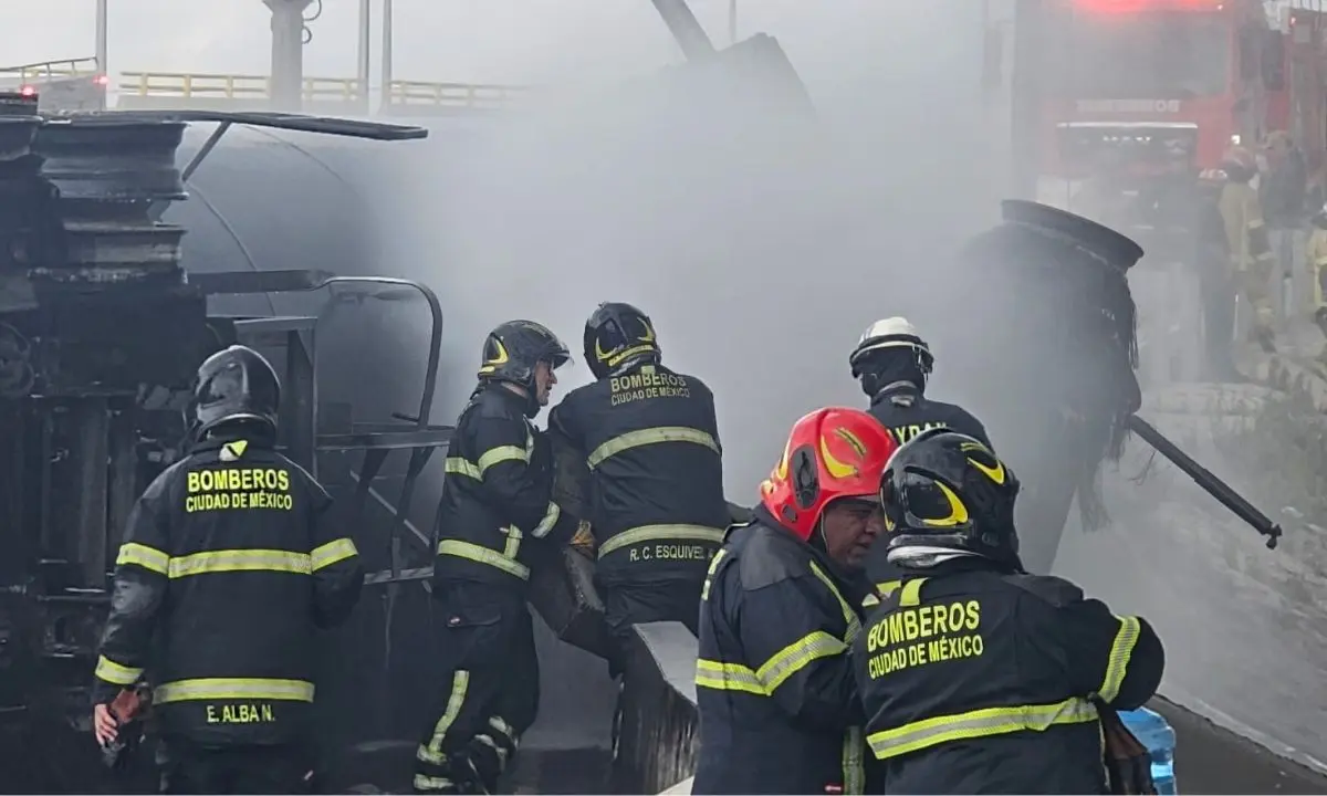 Explosión Puente de la Concordia en CDMX. Foto: Luis Antonio Alfaro