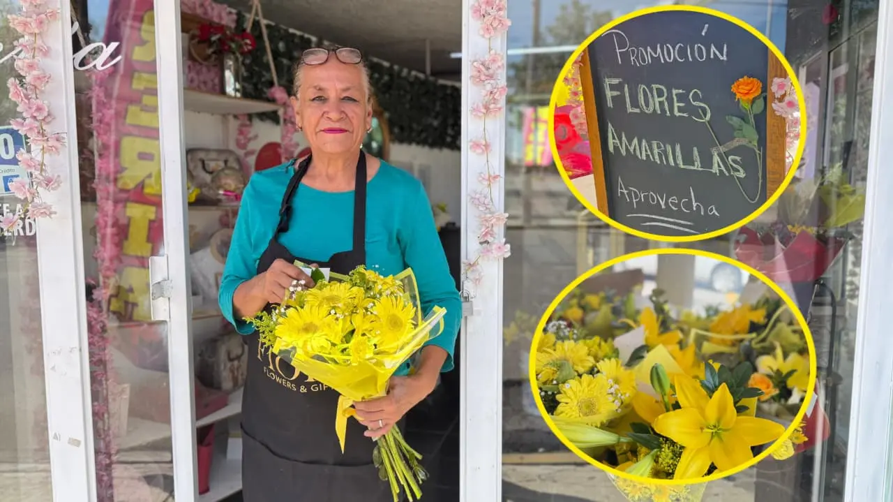 Foto: Jesús Carrillo | Para las florerías en Durango, se convirtió en una fecha importante el Día de las Flores Amarillas.