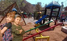 Este es el espacio del Parque Guadiana que prefieren los niños más pequeños