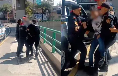 VIDEO | Policías de CDMX salvan a hombre que buscó atentar contra su vida