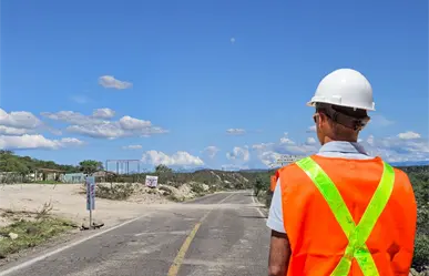 Ya se puede circular en el tramo que se hundió en San Ignacio–Vizcaíno por las lluvias