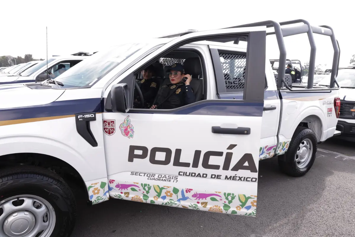 Patrulla de la CDMX. Foto: Gobierno CDMX