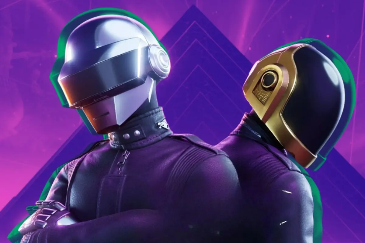 Daft Punk anunciaron su retiro en febrero de 2021. FOTO: CANVA/IG: @fortnite