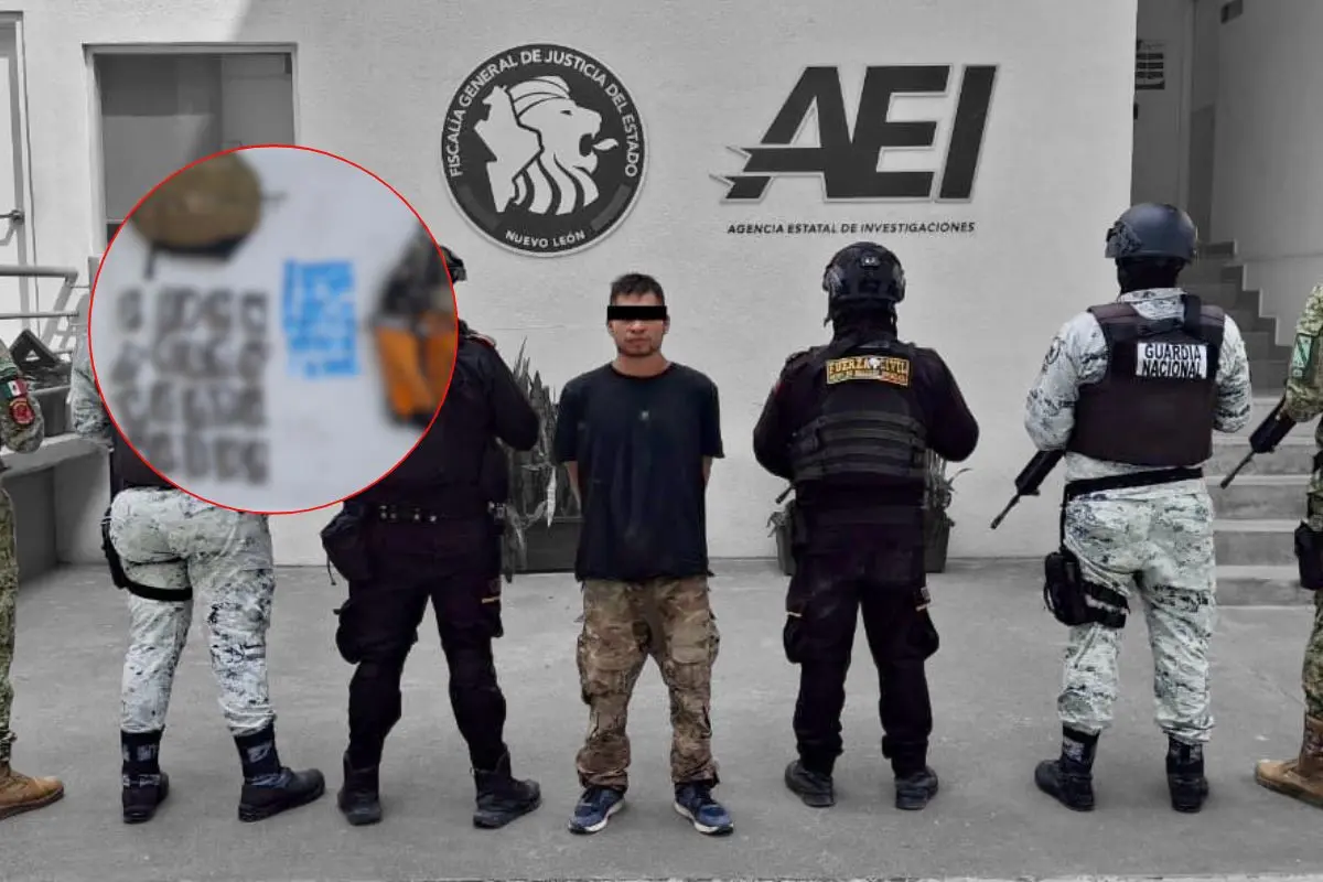 El presunto responsable se identificó como Cristopher “N”, de 24 años de edad Foto: AEI